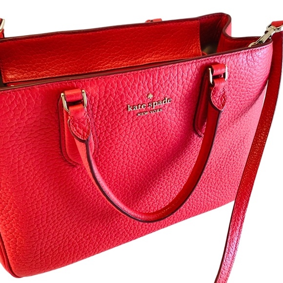 Kate Spade New York Leather Satchel "Stoplight" Large w/Shoulder Strap - Picture 2 of 12